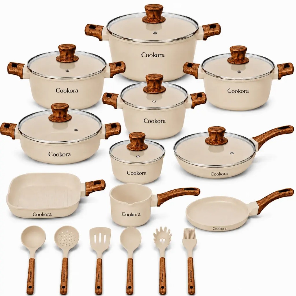 Batería completa Cookora de 12 piezas