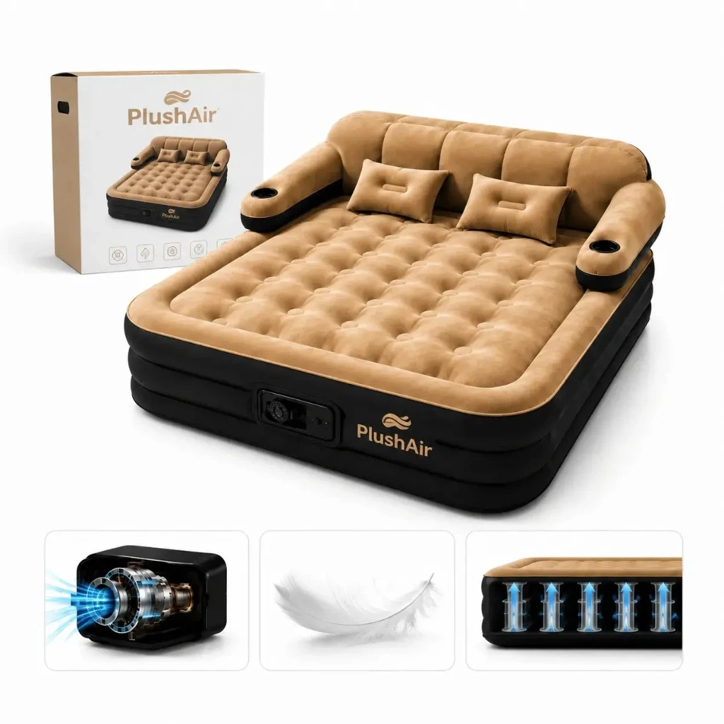 Complete PlushAir inflatable mattress kit