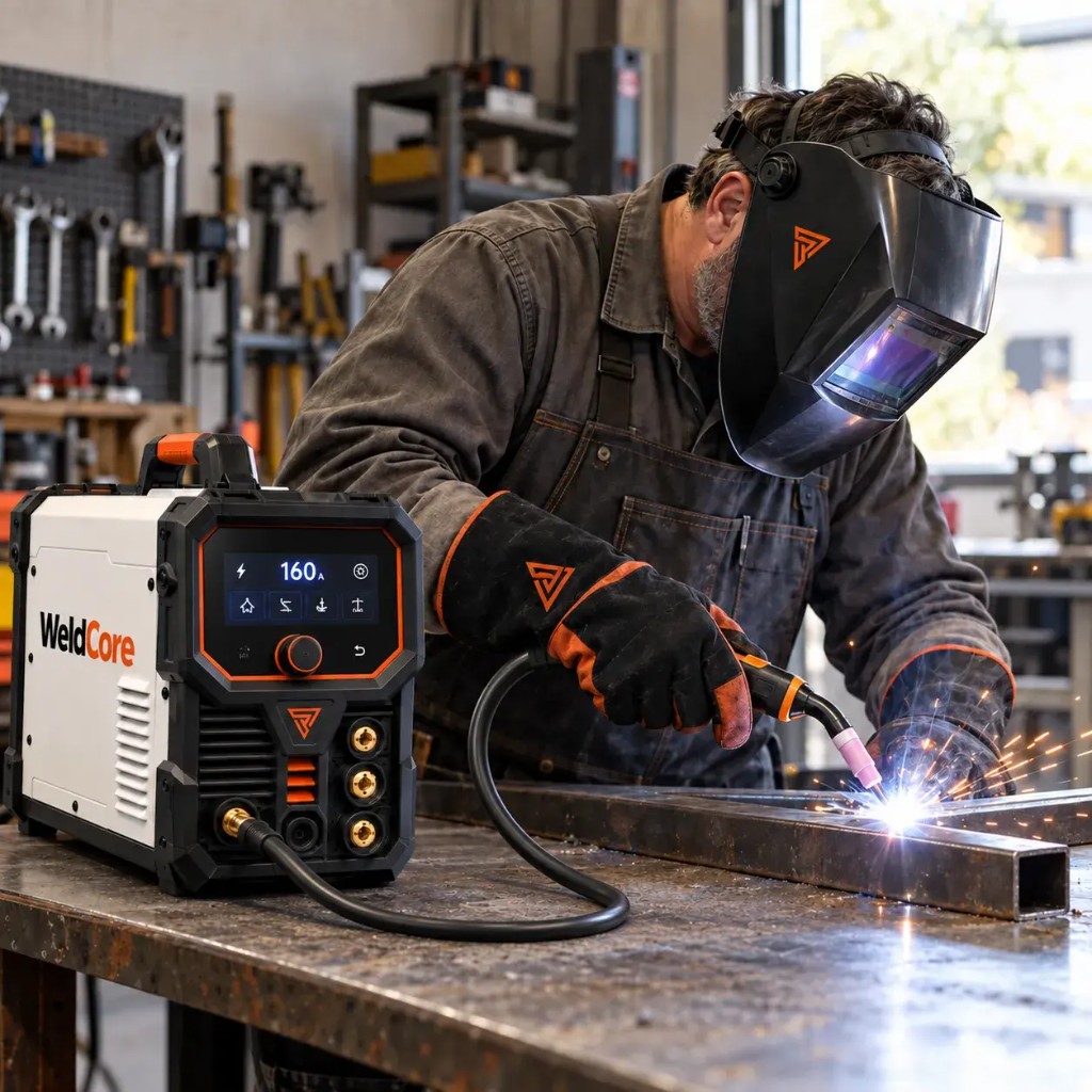 Saldatrice compatta WeldCore per garage e cantiere